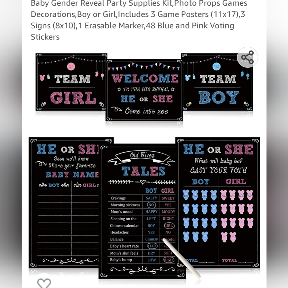 New Silly String (pink) and games for gender reveal